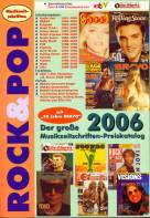 Der große ROCK & POP Musikzeitschriften-Preiskatalog 2006 - mit „50 Jahre BRAVO
