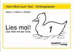 Lies mal! Heft 1: Vom Wort zum Text - Anfangslesen