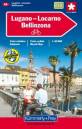 Velokarte 18 - Lugano / Locarno / Bellinzona - Velokarte mit den offiziellen Routen 'Veloland Schweiz'. GPS tauglich. Index. Waterproof. In Zus.-Arb. m. Verkehrs-Club der Schweiz VCS. 1 : 60.000