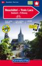 Velokarte 08 - Neuenburg / Drei Seen - Neuchâtel  / Trois Lacs - Seeland / Freiburg - Velokarte mit den offiziellen Routen 'Veloland Schweiz'. GPS-tauglich, Index. Waterproof. 1 : 60.000