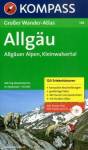 Kompass: Großer Wander-Atlas Allgäu - Allgäuer Alpen, Kleinwalsertal, mit CD-ROM