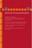 Zeitschrift für Kulturphilosophie 2018 Bd. 1 