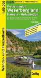 GeoMap Karte: Weserbergland Hameln - Holzminden  Von Garbsen im Norden bis Holzminden im Süden, von Rinteln im Westen bis Hannover im Osten - Wander- und Freizeitkarte  1:50.000