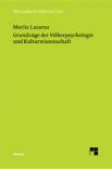 Grundzüge der Völkerpsychologie und Kulturwissenschaft 