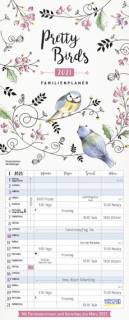 Familienplaner Pretty Birds 2021 - 