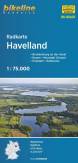 Radkarte Havelland - Maßstab: 1:75.000 Brandenburg an der Havel – Nauen – Neustadt (Dosse) – Potsdam – Rathenow