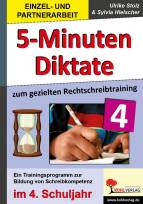 5-Minuten-Diktate / Klasse 4  zum gezielten Rechtschreibtraining