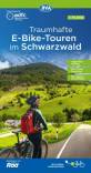 Traumhafte E-Bike-Touren im Schwarzwald  E-Bike-Karte im Maßstab 1:75000. Mit e-bike-Radestationen