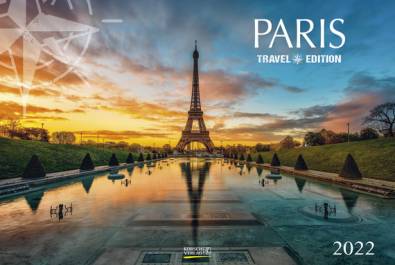 Paris 2022 Großer Foto-Wandkalender mit Bildern aus der Stadt der Liebe. Travel Edition mit Jahres-Wandplaner. 