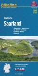 Radkarte Saarland - Saarbrücken – Neunkirchen – St. Wendel – Homburg – Saarburg – Merzig – Bliesgau