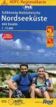 ADFC-Regionalkarte Schleswig-Holsteinische Nordseeküste mit Inseln  1:75.000, reiß- und wetterfest, GPS-Tracks Download