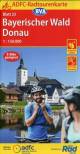 ADFC-Radtourenkarte Bayerischer Wald / Donau  1:150000 