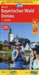 ADFC-Radtourenkarte Bayerischer Wald / Donau  1:150000 - 