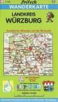 Fritsch-Wanderkarte Nr. 83: Landkreis Würzburg - Offizielle Wanderkarte des Landkreises Würzburg. Mit farbiger Wegemarkierung, Wanderparkplätzen und Radfernwege. Mit UTM-Gitternetz (Zone 32) für GPS. 1 : 50.000