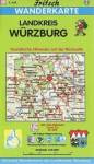 Fritsch-Wanderkarte Nr. 83: Landkreis Würzburg Offizielle Wanderkarte des Landkreises Würzburg. Mit farbiger Wegemarkierung, Wanderparkplätzen und Radfernwege. Mit UTM-Gitternetz (Zone 32) für GPS. 1 : 50.000