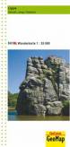 Wanderkarte: Lippe - Detmold, Lemgo, Paderborn. 1 : 35.000 - 