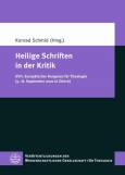 Heilige Schriften in der Kritik - XVII. Europäischer Kongress für Theologie (5.–8. September 2021 in Zürich) 