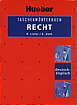 Taschenwörterbuch Recht Deutsch-Englisch