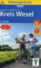 Radwanderkarte BVA Die schönsten Radtouren im Kreis Wesel 1:50.000, reiß- und wetterfest, GPS-Tracks Download