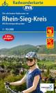 Die schönsten Radtouren im Rhein-Sieg-Kreis - Kreis-Radwanderkarte im Maßstab 1:50.000 - E-Bike geeignet