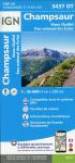 IGN Wanderkarte Série Bleue TOP 25  3437OT - CHAMPSAUR - Vieux Chaillol - Parc National des Ecrins