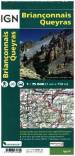 IGN: TOP75 005 - BRIANCONNAIS / QUEYRAS - Itinéraires de randonnée, Compatible avec le système GPS, Informations touristiques, Activités de plein air, Index des communes. 1:75000