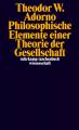 Philosophische Elemente einer Theorie der Gesellschaft (1964) 