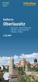 Radkarte Oberlausitz 1:75.000 - Bautzen – Bischofswerda – Görlitz – Hoyerswerda – Niesky – Zittau