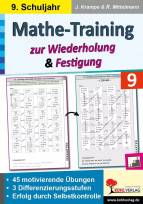 Mathe-Training zur Wiederholung & Festigung / Klasse 9  45 motivierende Rechenbeispiele in 3 Differenzierungsstufen 
