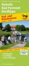 Hameln - Bad Pyrmont - Nordlippe: Rad- und Wanderkarte 1:50.000 Rad- und Wanderkarte mit Ausflugszielen, Einkehr- & Freizeittipps und Stadtplänen Hameln und Bad Pyrmont, wetterfest, reissfest, abwischbar, GPS-genau. 1:50000. Auch für E-Bike