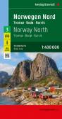 Norwegen Nord Straßenkarte 1:400.000 Tromsø - Bodø - Narvik, mit Autofähren