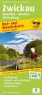 Zwickau - Glauchau, Werdau, Schneeberg Rad- und Wanderkarte mit Ausflugszielen, Einkehr- & Freizeittipps, Straßennamen, wetterfest, reissfest, abwischbar, GPS-genau. 1:50000