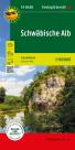 Schwäbische Alb - Freizeitkarte 1:190.000 Touristische Infos auf Rückseite, wetterfest und reißfest