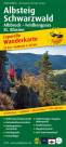 Albsteig, Schwarzwald - Leporello Wanderkarte mit Ausflugszielen, Einkehr- & Freizeittipps, wetterfest, reissfest, abwischbar, GPS-genau. 1:35000 Albbruck - Feldbergpass - St. Blasien 83 km