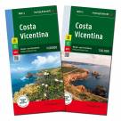 Costa Vicentina, Wanderkarte 1:50.000 - Wanderkartenset mit zwei Blättern und Beiheft