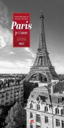 Paris, je t'aime - Literatur-Kalender 2025 - 