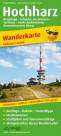 Hochharz - Wanderkarte mit Stadtplänen Braunlage und Schierke, Ausflugszielen, Einkehr- & Freizeittipps, Straßennamen und Stempelstellen Harzer Wandernadel, wetterfest, reissfest, abwischbar, GPS-genau. 1:25000 Braunlage - Schierke - Torfhaus - St. Andreasberg - Benneckenstein