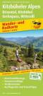 Kitzbüheler Alpen - Brixental, Kitzbühel, Gerlospass, Mittersill - Wander- und Radkarte mit Ausflugszielen & Freizeittipps, wetterfest, reißfest, abwischbar, GPS-genau. 1:35000