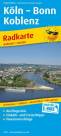 Köln - Bonn - Koblenz Radkarte mit Ausflugszielen, Einkehr- & Freizeittipps, wetterfest, reissfest, abwischbar, GPS-genau. 1:100000