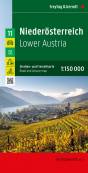 Niederösterreich, Straßen- und Freizeitkarte 1:150.000 - Mit Infoguide, Top Tips, Innenstadtplan, Radrouten