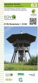 Eggegebirge (Nordteil) - mit Eggeweg, E1, Jakobspilgerweg Blatt 63, topographische Wanderkarte NRW - Maßstab 1 : 25000 Altenbeken, Bad Driburg, Bad Lippspringe, Horn-Bad-Meinberg, Nieheim, Steinheim