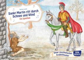 Sankt Martin ritt durch Schnee und Wind Kamishibai Bildkartenset