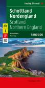 Schottland - Nordengland Straßenkarte 1:400.000 Road Map