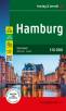 Hamburg, Stadtplan 1:10.000 City Pocket, Innenstadtplan, wasserfest und reißfest