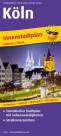 Köln - Touristischer Innenstadtplan mit Sehenswürdigkeiten und Straßenverzeichnis. 1:18000