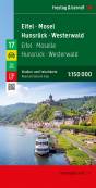 Eifel - Mosel - Hunsrück - Westerwald  Straßen- und Freizeitkarte 1:150.000
