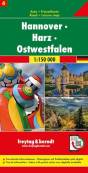 Hannover - Harz - Ostwestfalen Auto- und Freizeitkarte 1:150.000