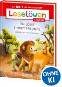 Leselöwen 1. Klasse - Ein Löwe findet Freunde (Großbuchstabenausgabe) -