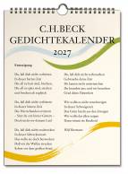 C.H. Beck Gedichtekalender - Kleiner Bruder 2027 (43. Jahrgang) - 