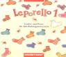 Leporello 1 Lieder, Audio-CD Lieder und Texte für den Anfangsunterricht